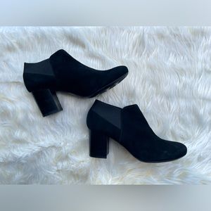 Vaneli Women’s Black Suede Ankle Boot, Size 11